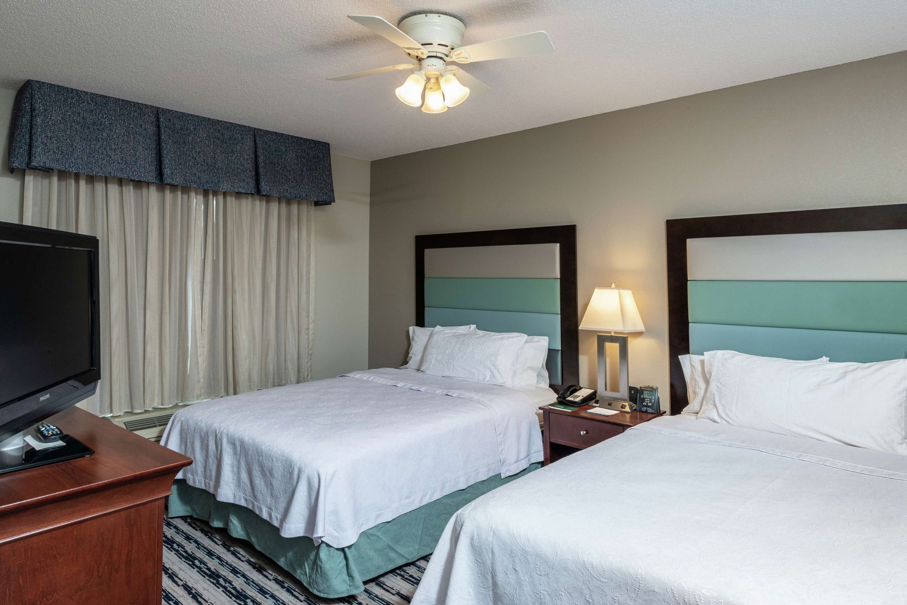 In-room safe, blackout drapes, iron/ironing board