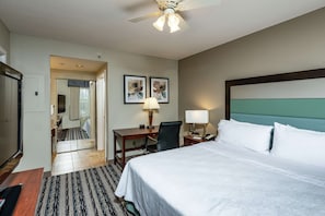 Suite, 1 King Bed, Corner | In-room safe, blackout drapes, iron/ironing board