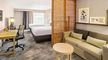 Studio Suite, Multiple Beds, Non Smoking | Premium bedding, laptop workspace, blackout drapes, iron/ironing board