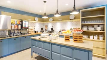 Gratis morgenmadsbuffet hver dag