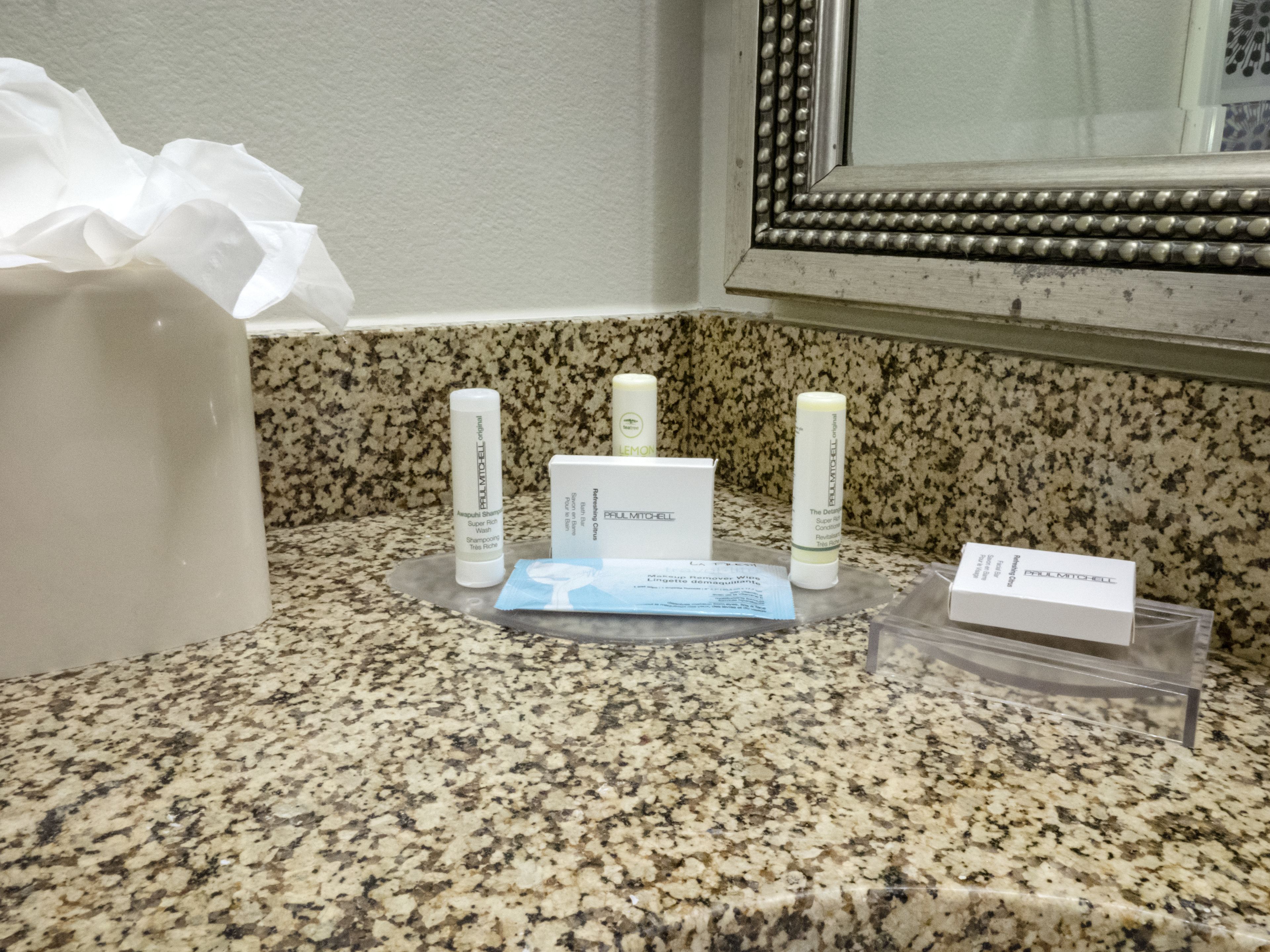 desk, laptop workspace, blackout curtains, iron/ironing board