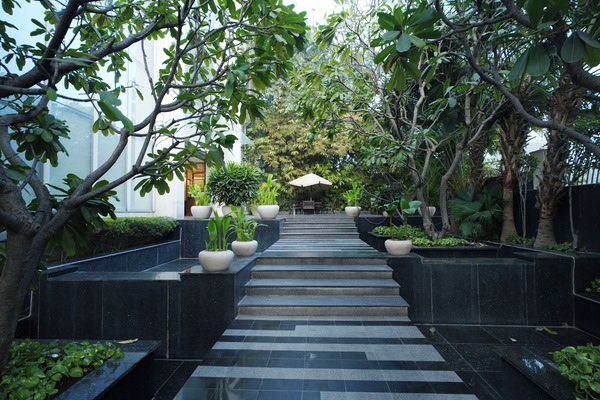 Fachada da propriedade