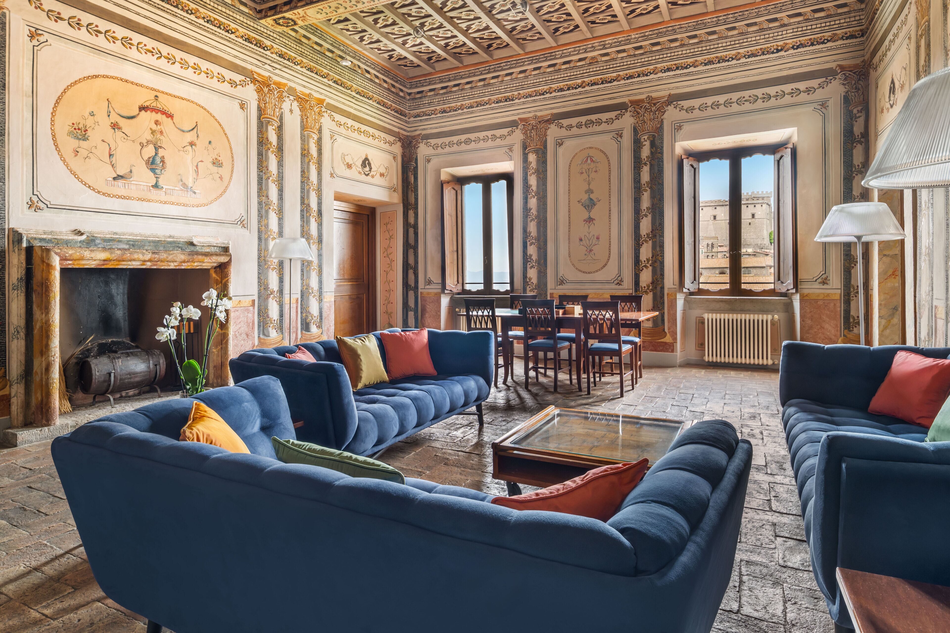 Sala de estar en el lobby