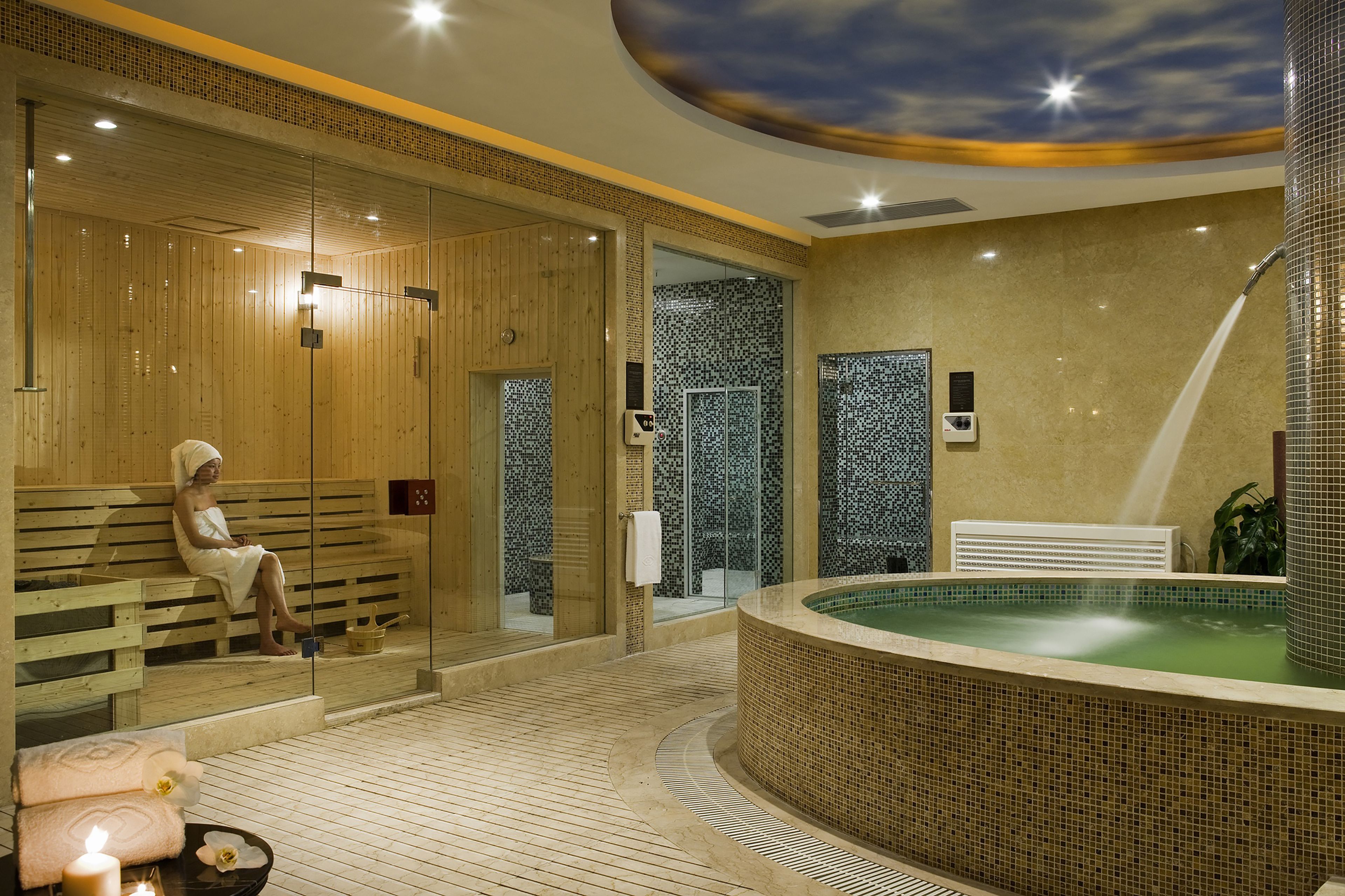 turkish bath/hammam, body treatments, massage/treatment rooms