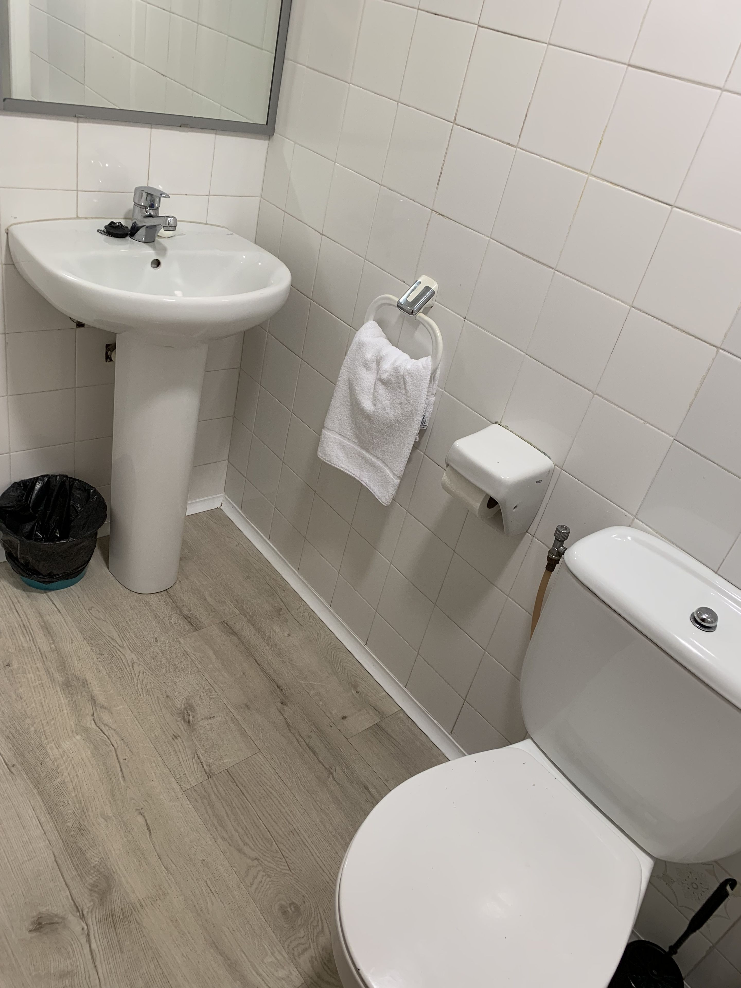 single room | bathroom | rainfall showerhead, towels, soap, shampoo