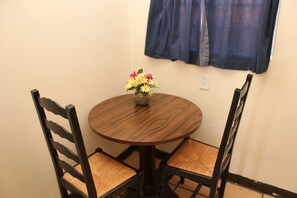 Opções para refeição no quarto