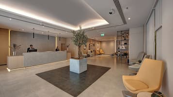 Sala de estar en el lobby
