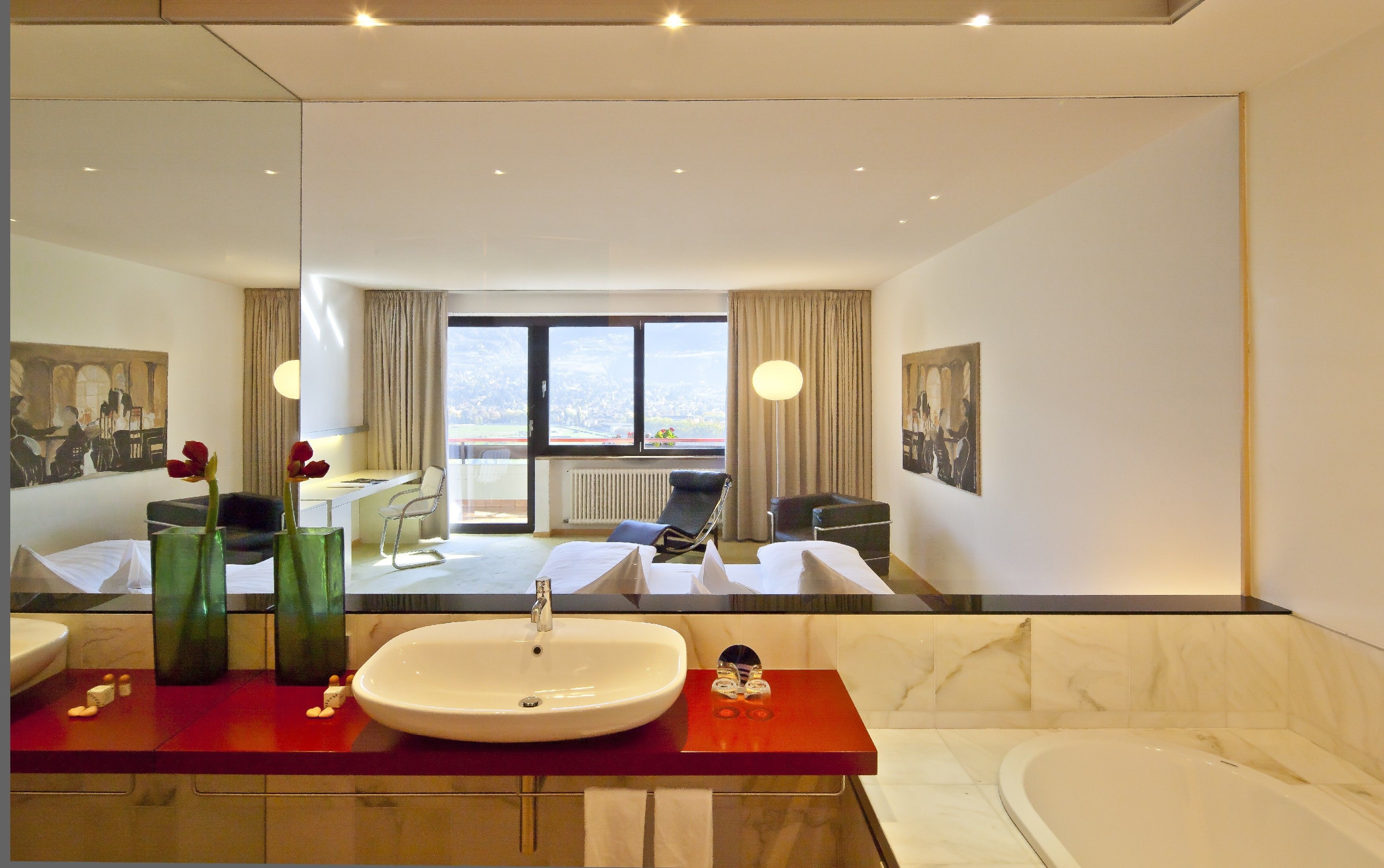 free toiletries, hair dryer, bathrobes, slippers