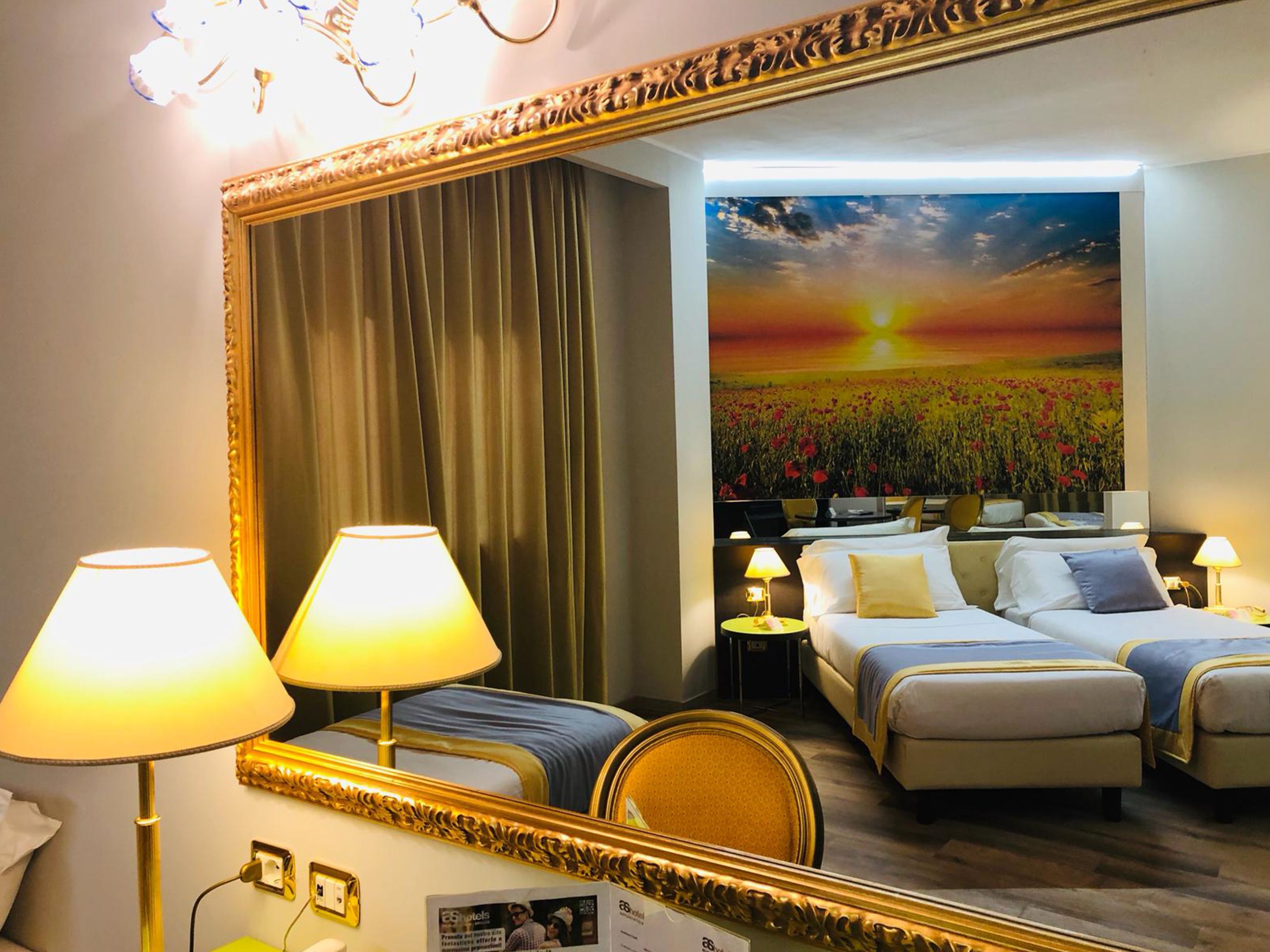 standard twin room | down duvets, minibar, in-room safe, desk