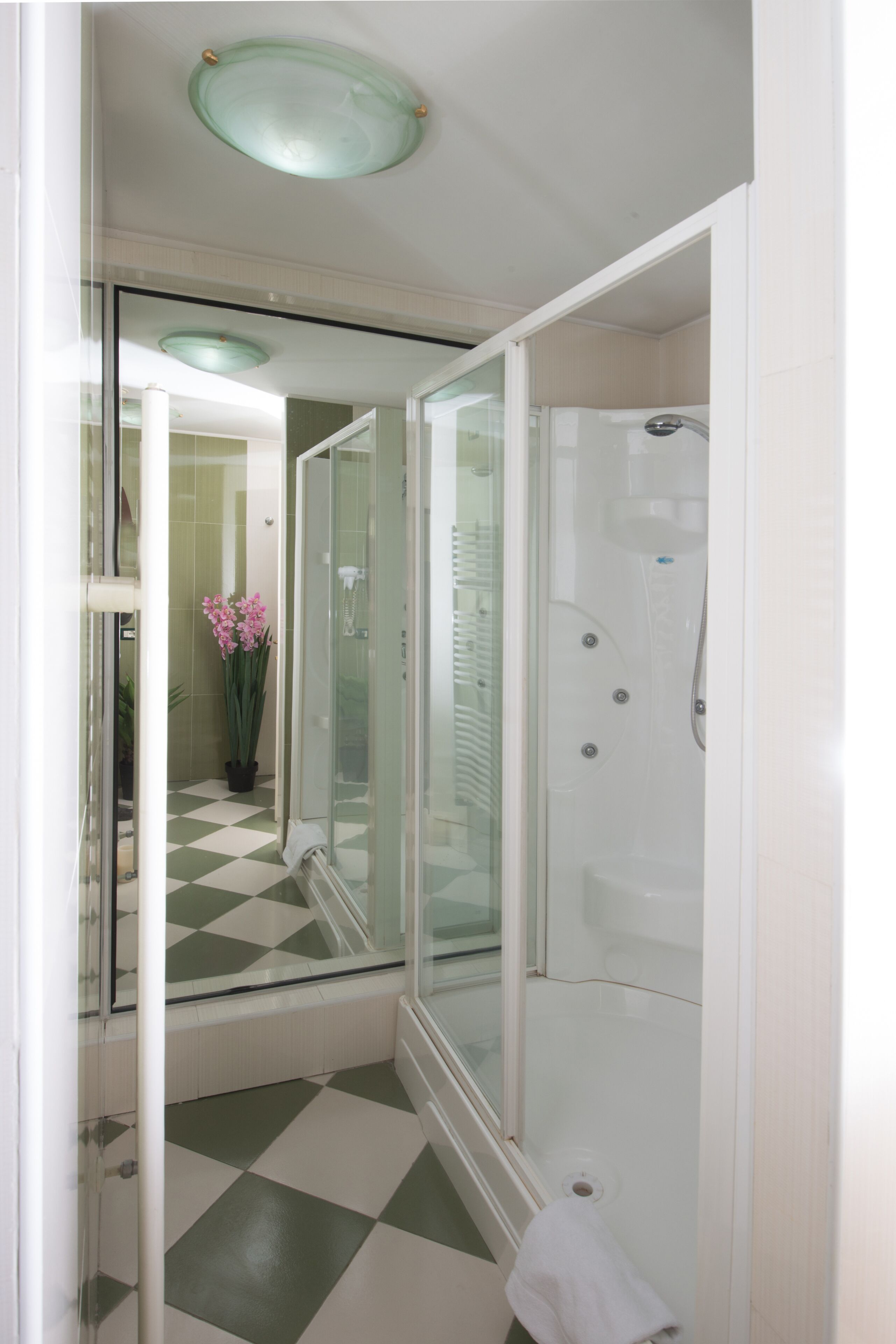 free toiletries, hair dryer, slippers, bidet