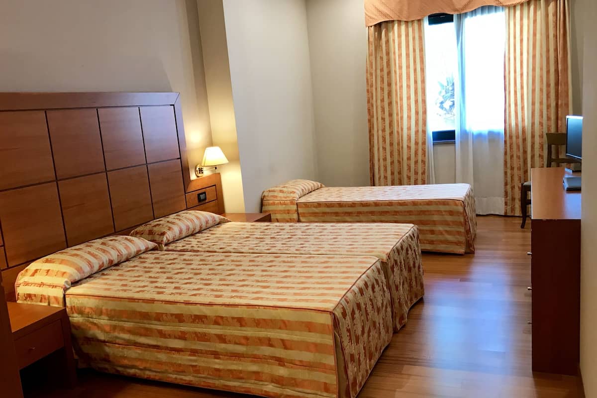 Hypo-allergenic bedding, minibar, in-room safe, individually furnished