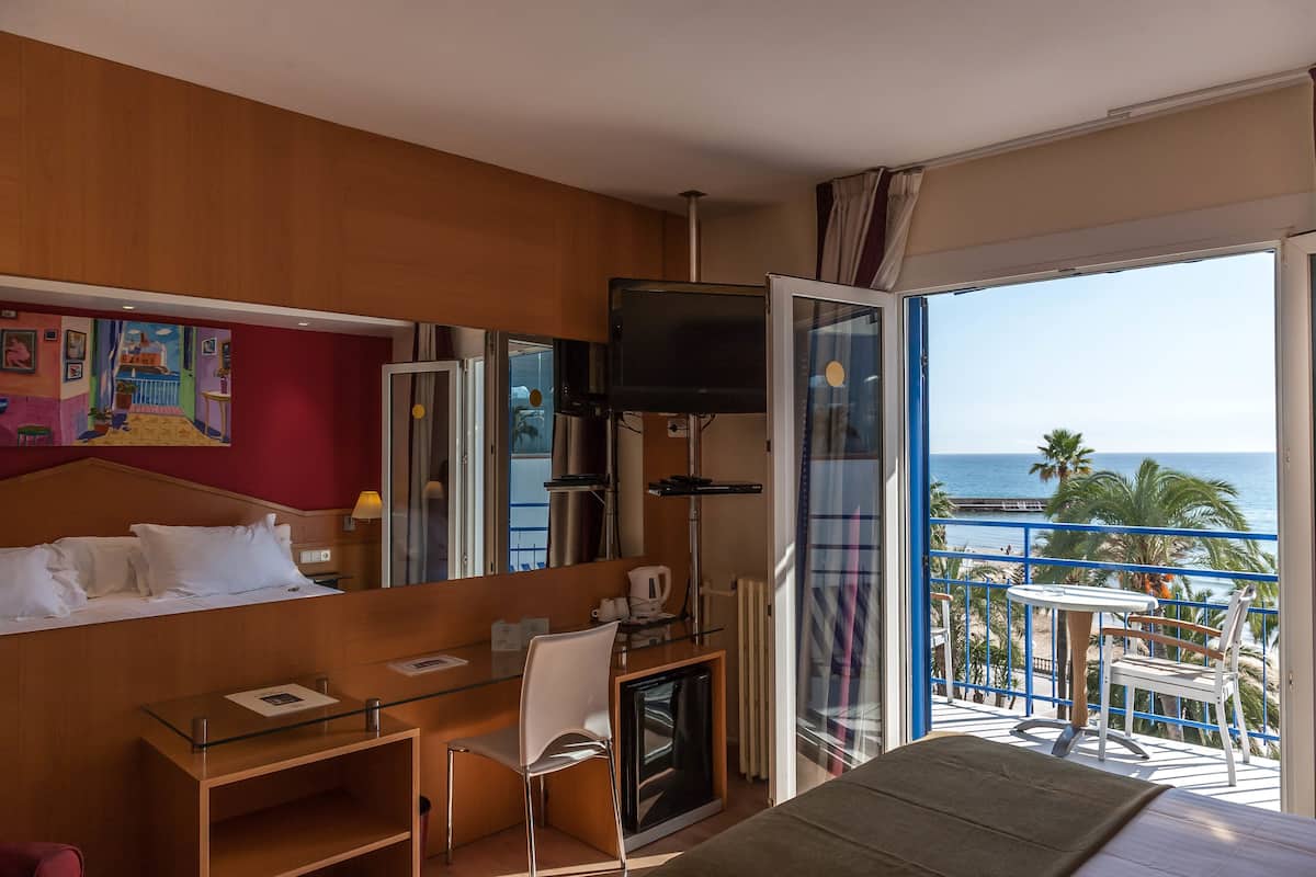 double or twin room, balcony, sea view | 1 bedroom, premium bedding, minibar, in-room safe