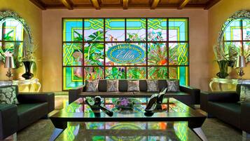 Lobby sitting area