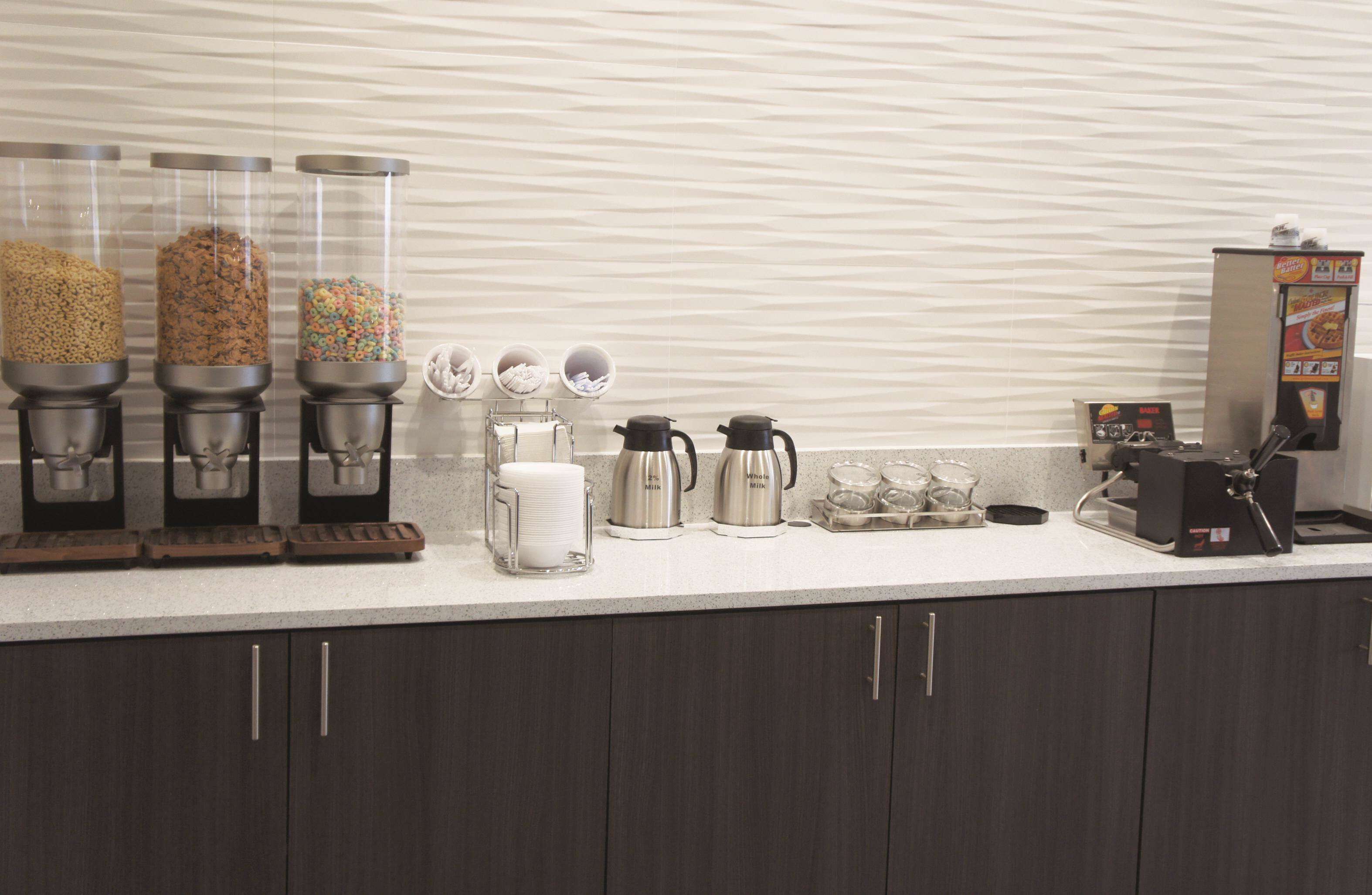 free daily self-service breakfast