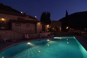 Front of property – evening/night