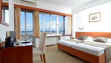 In-room safe, desk, blackout curtains, cots/infant beds