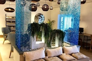 Lobby sitting area