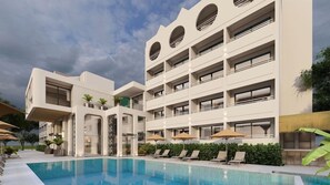 Alberca al aire libre 