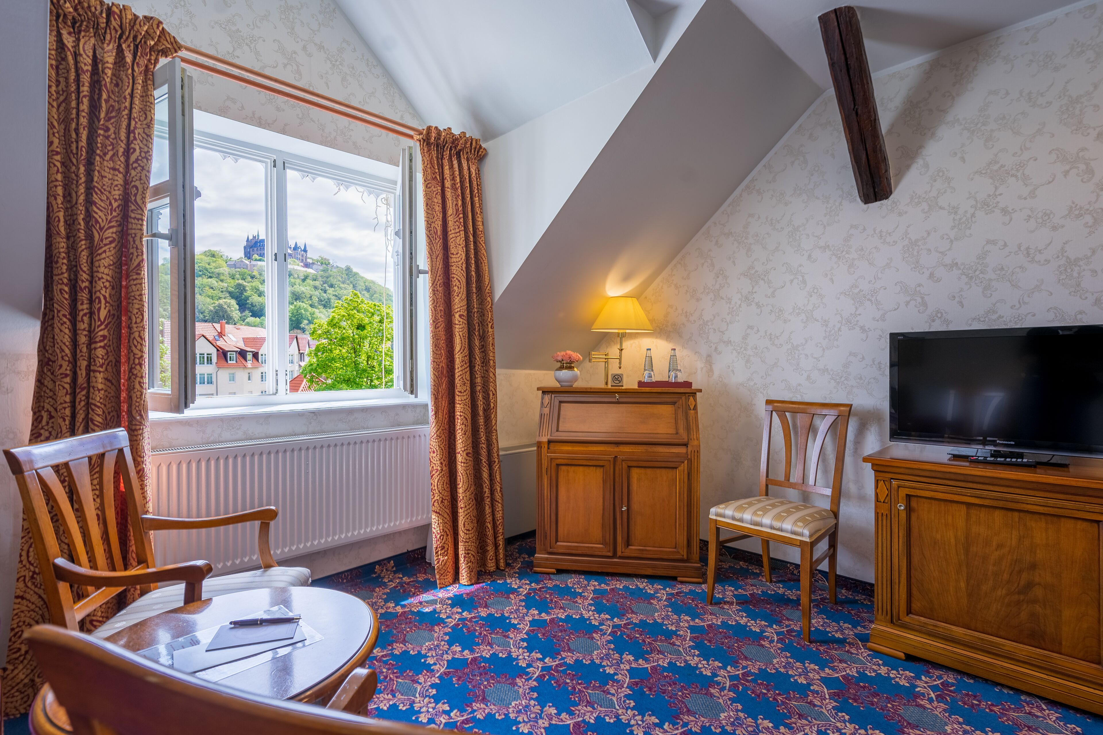 double room (castle view) | view from room