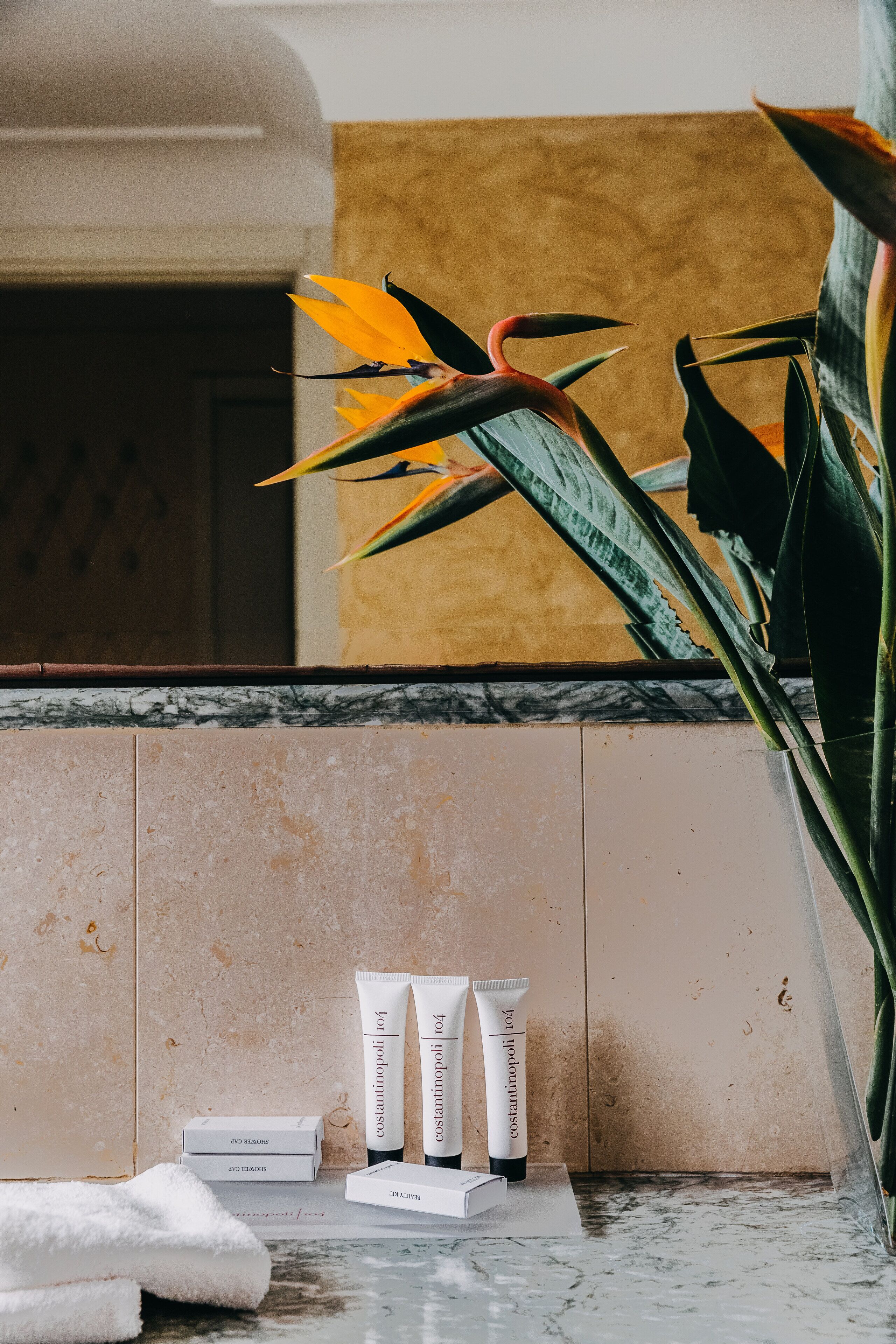 classic double or twin room | bathroom | combined shower/bathtub, designer toiletries, hair dryer, slippers