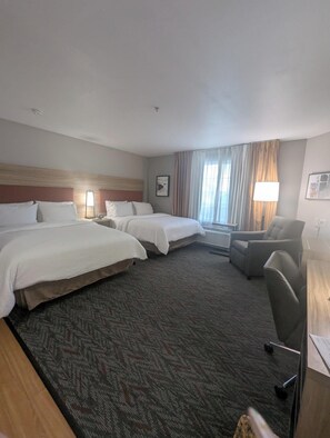 Studio Suite, 2 Double Beds | In-room safe, desk, laptop workspace, iron/ironing board - Candlewood Suites Loveland by IHG (Loveland)