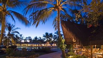 On the beach, snorkeling, beach volleyball, kayaking