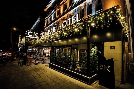 Property entrance. CK Farabi Hotel