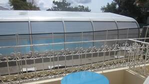 Quarto solteiro, terraço, no piso térreo | Terraço/pátio