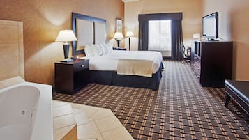 Chambre Standard, 1 trĂšs grand lit, bain Ă remous