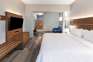 Premium bedding, down duvets, in-room safe, desk