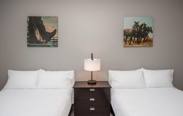 Chambre, 2 grands lits