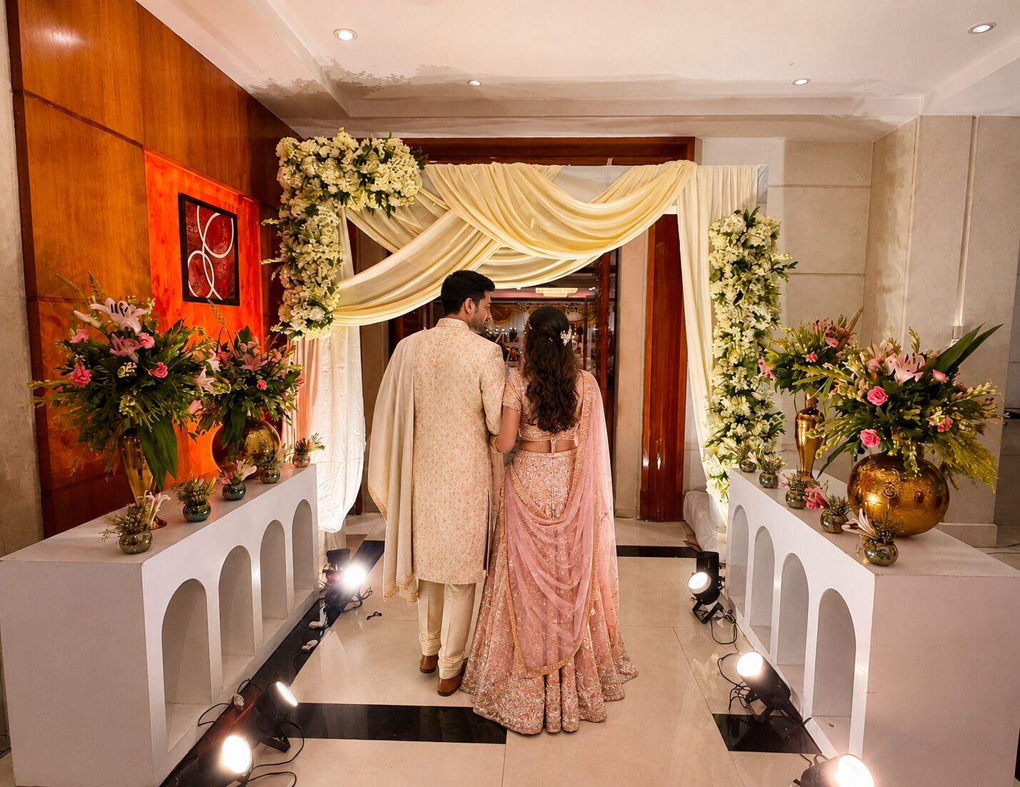 Indoor wedding