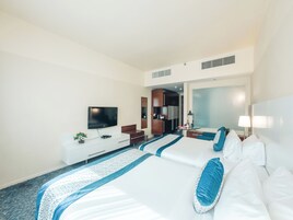 Minibar, in-room safe, desk, blackout curtains