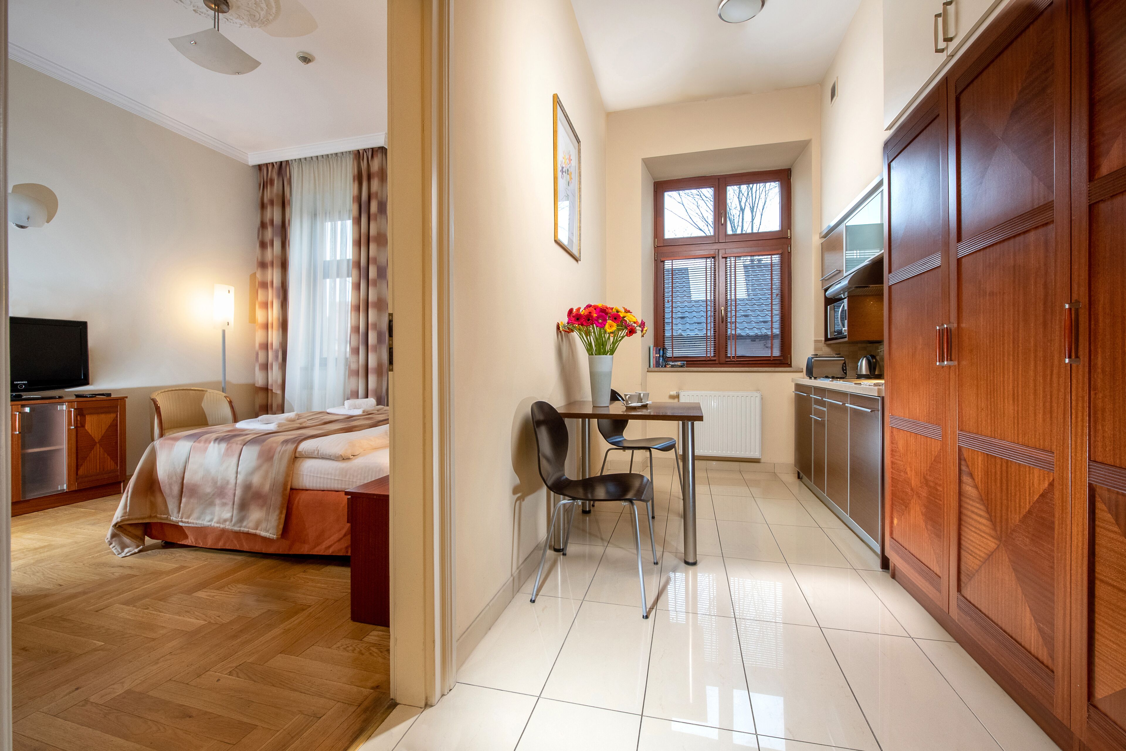 standard apartment | living area | lcd tv