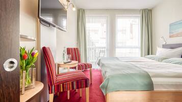 Standard-Doppelzimmer | Zimmersafe, kostenloses WLAN