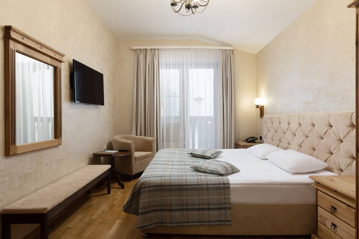 Standard Twin Room | Peti besi dalam bilik, langsir/tirai gelap terus, kalis bunyi