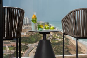Deluxe Double or Twin Room, Balcony, Sea View | View from room - Vert Lagoon Netanya (Netanya)