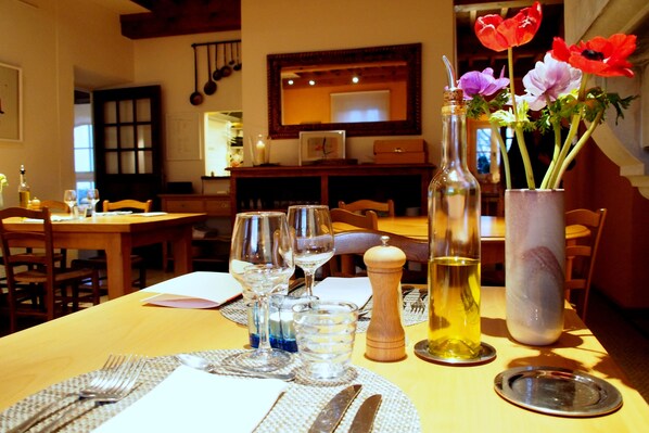 Dîner servi sur place
