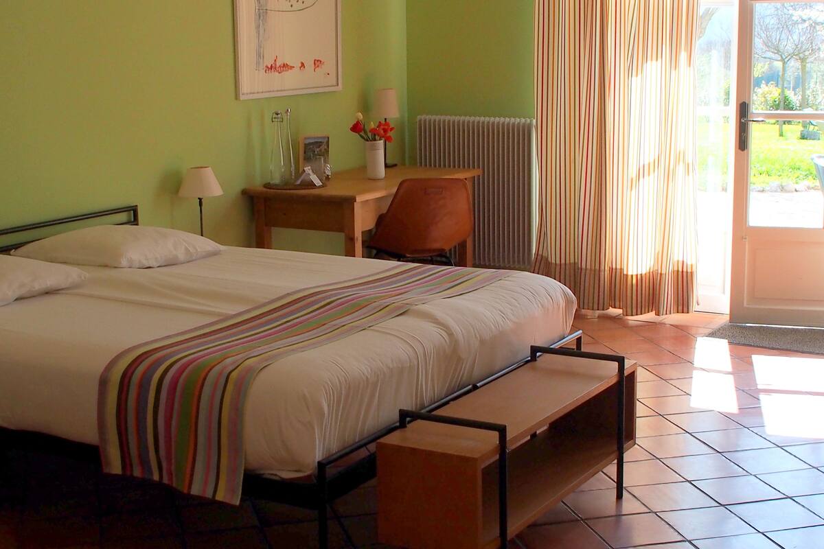 superior double room, garden area | premium bedding, in-room safe, desk, soundproofing