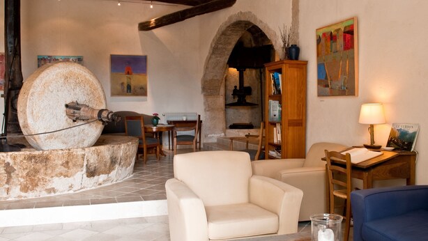 Sala de estar en el lobby