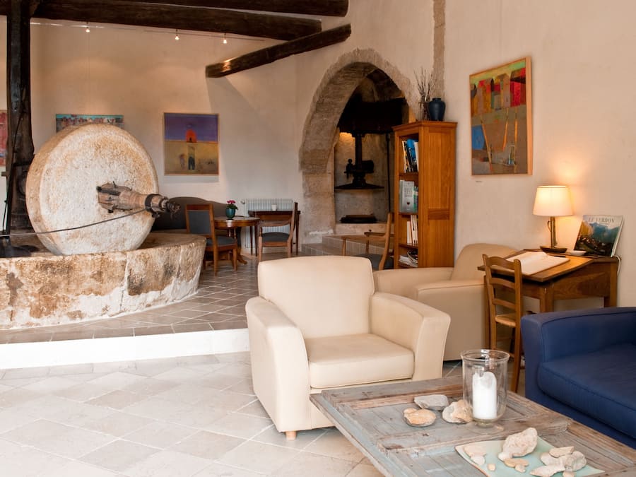 Lobby sitting area