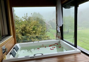 Hytte (hidromassagem) | Privat boblebad