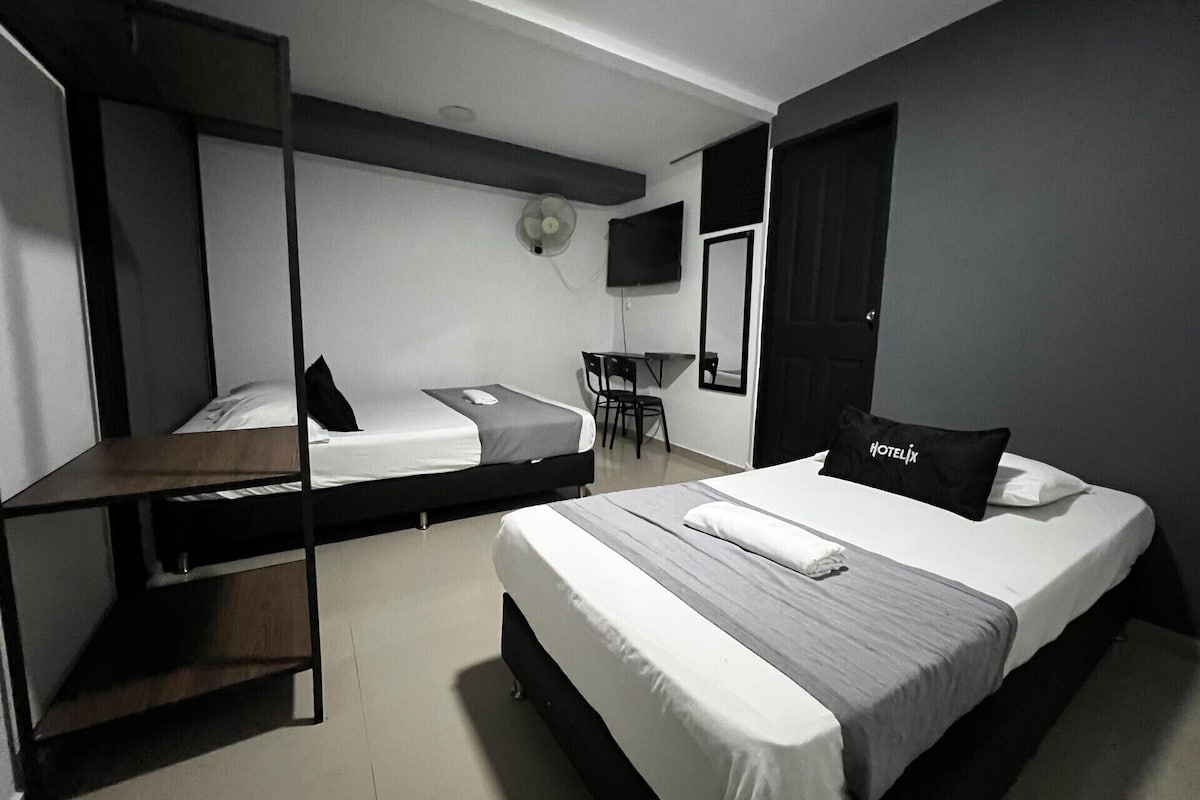 1 habitación, wifi gratis y ropa de cama