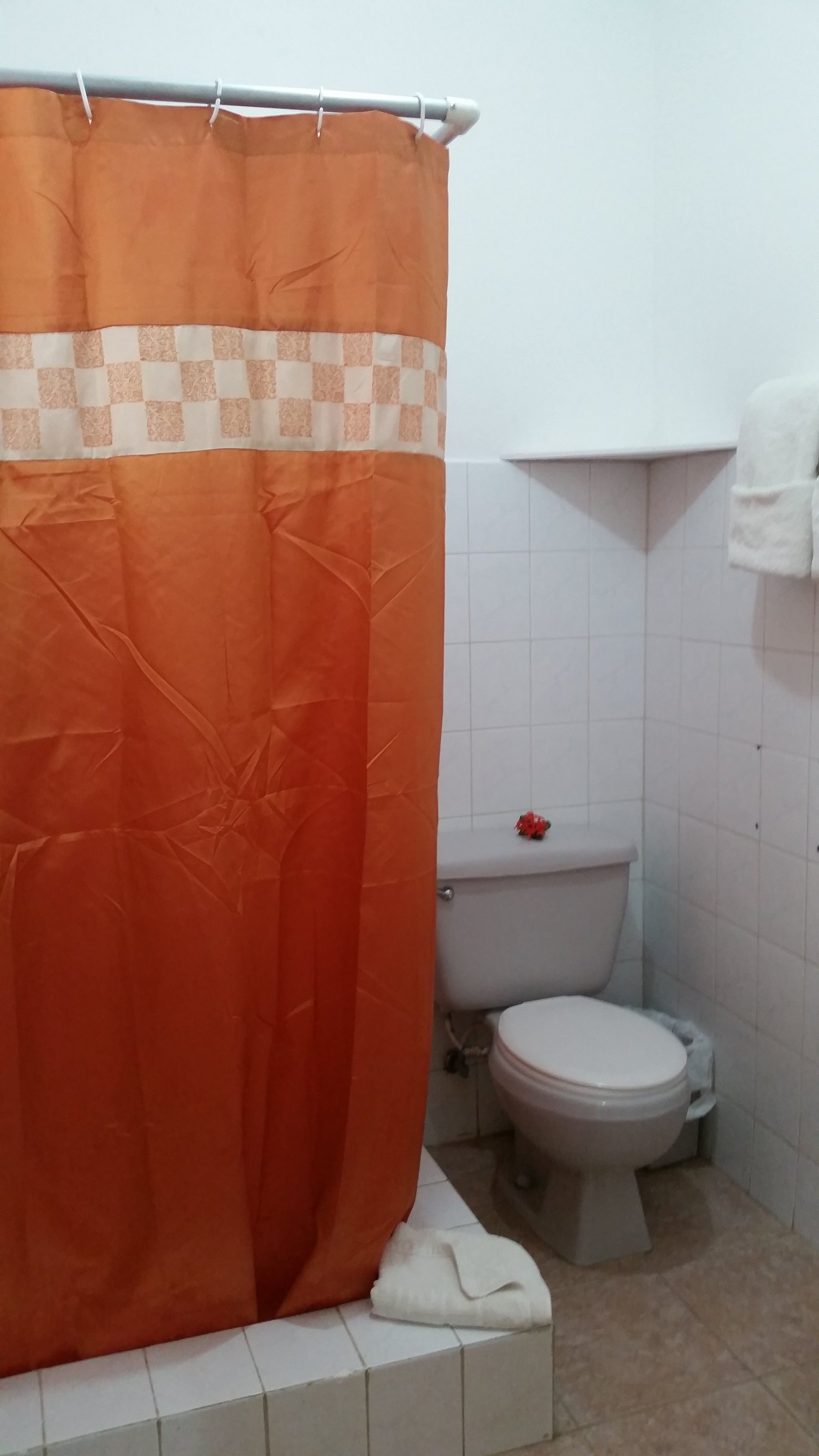 Regadera, amenidades de baño gratuitas, toallas 