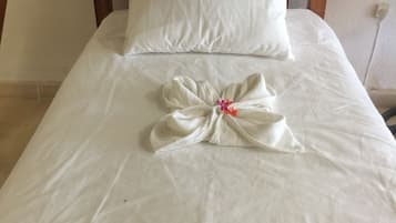 Free WiFi, bed sheets
