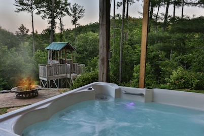 ❤TOTALLY Secluded 5Bed Luxury Lodge with Breathtaking Views,Games,HotTub,FirePit