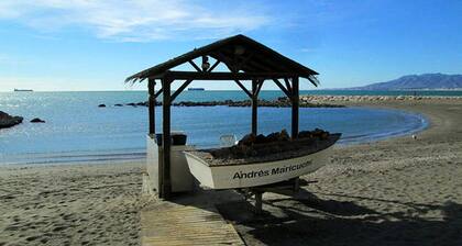Apart. 3, Casa Malaga with sea views & balcony