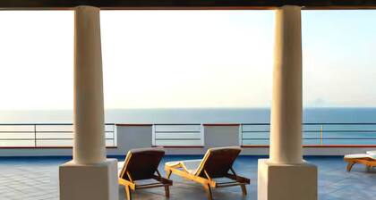 New 2-room apartments view on the Aeolian Islands ideal for couples and families