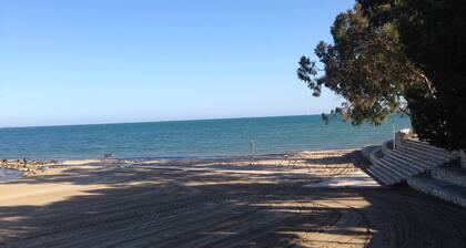 ORNIS "Cusisacs": 2/4 Pers. 1 Schlafzimmer+ Sofa-Bett, Blick Meer