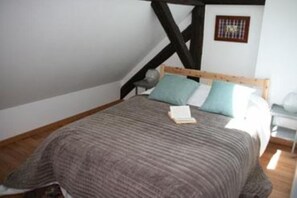 2 bedrooms, iron/ironing board, travel crib, WiFi